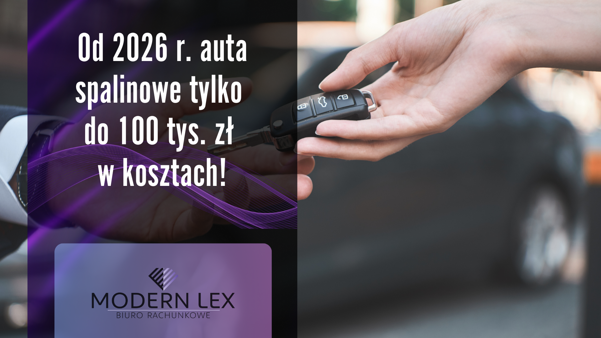 Limity samochodowe 2026 auta spalinowe tylko do 100 tys. zł w kosztach podatkowych